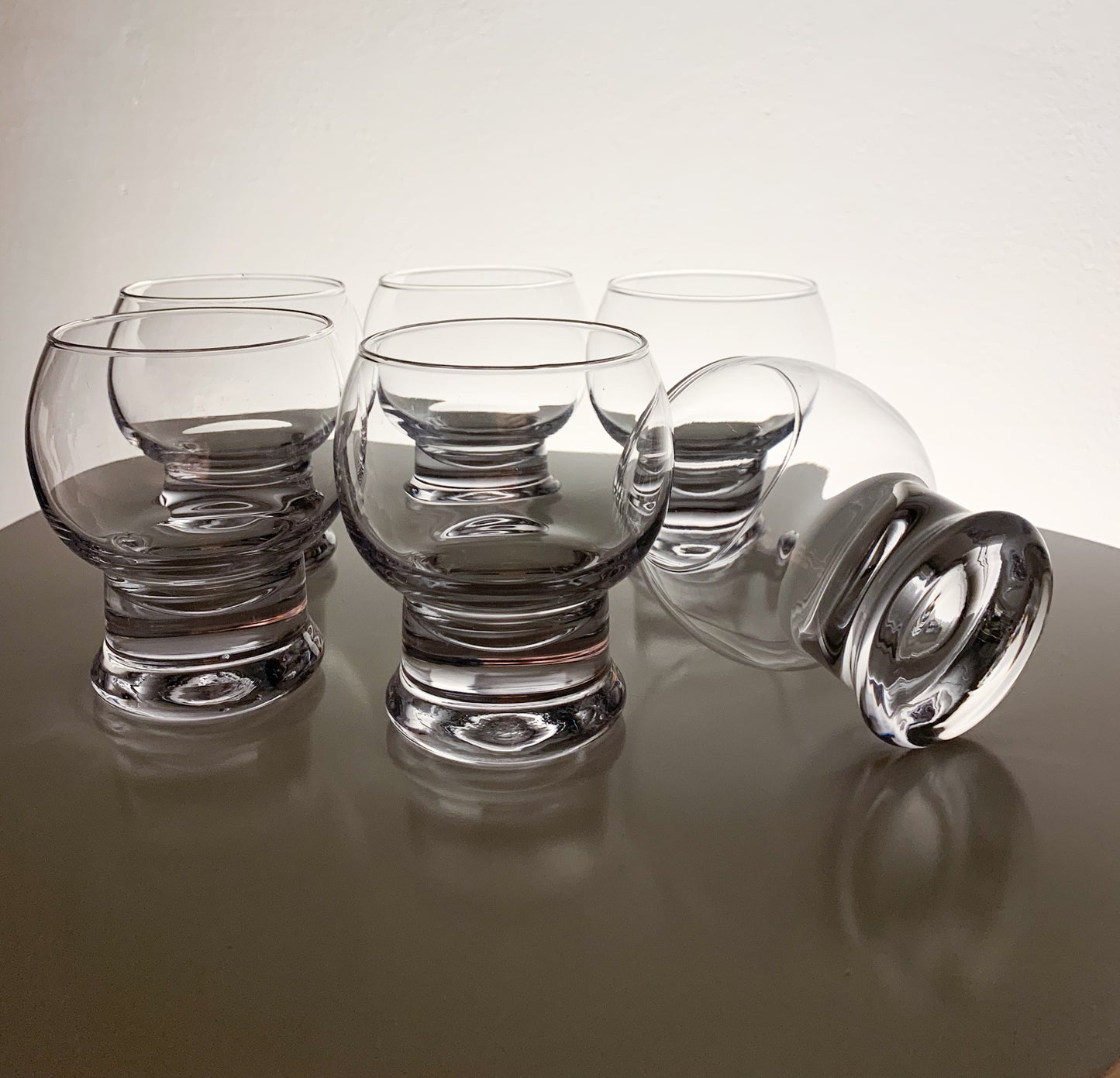 Riihimäki “Old King Cole” | Set of 6 glasses by Erkki Siiroinen
