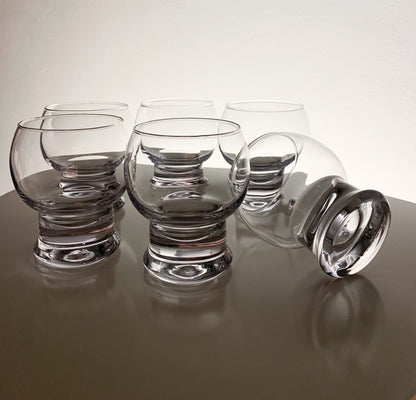 Riihimäki “Old King Cole” | Set of 6 glasses by Erkki Siiroinen