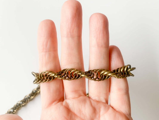 Kalevala Koru, Bold Bronze Necklace Setukaisten kaaty 62 cm