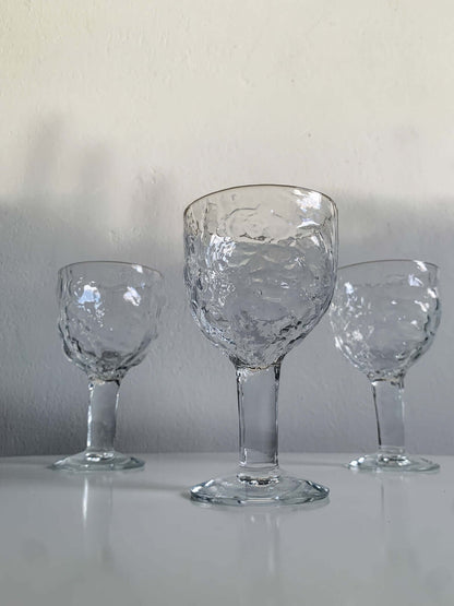 Henrik Koivula, Set of 3 Fantasia wine glasses