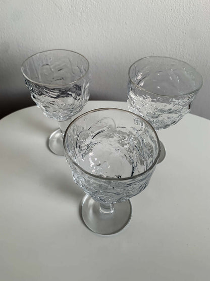 Henrik Koivula, Set of 3 Fantasia wine glasses
