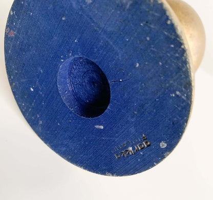 Aarikka Finland | Gold-Finished Wooden Candleholder