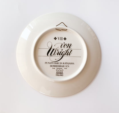 Arabia Bullfinces in Juniper plate | von Wright