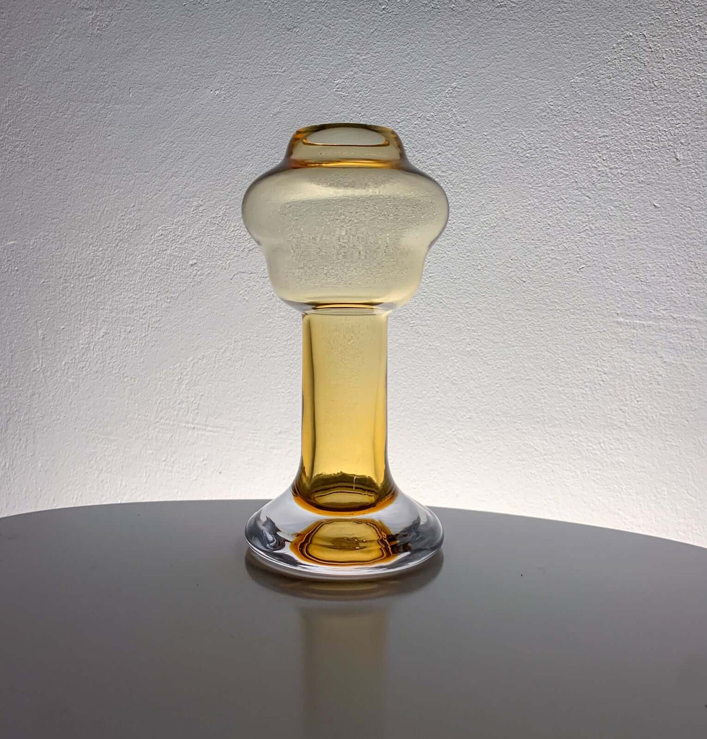 Riihimäen Lasi | Puisto Series Amber Vase, Form 1324