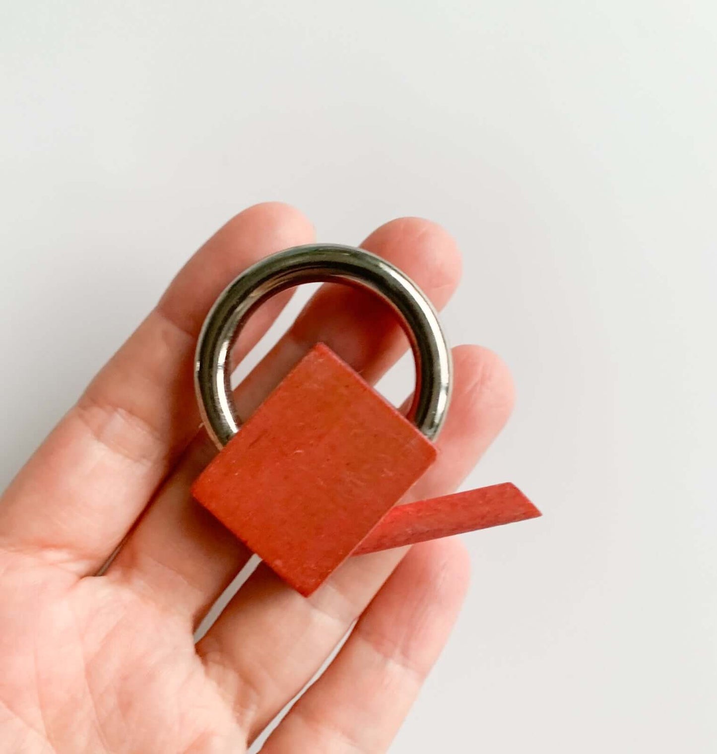 Aarikka Finland | Terracotta Wooden brooch Watering Can