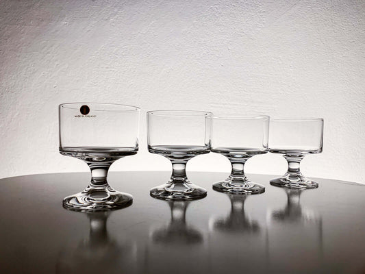 Vintage liquore glasses Tapio Wirkkala Iittala Karelia | Finnish design