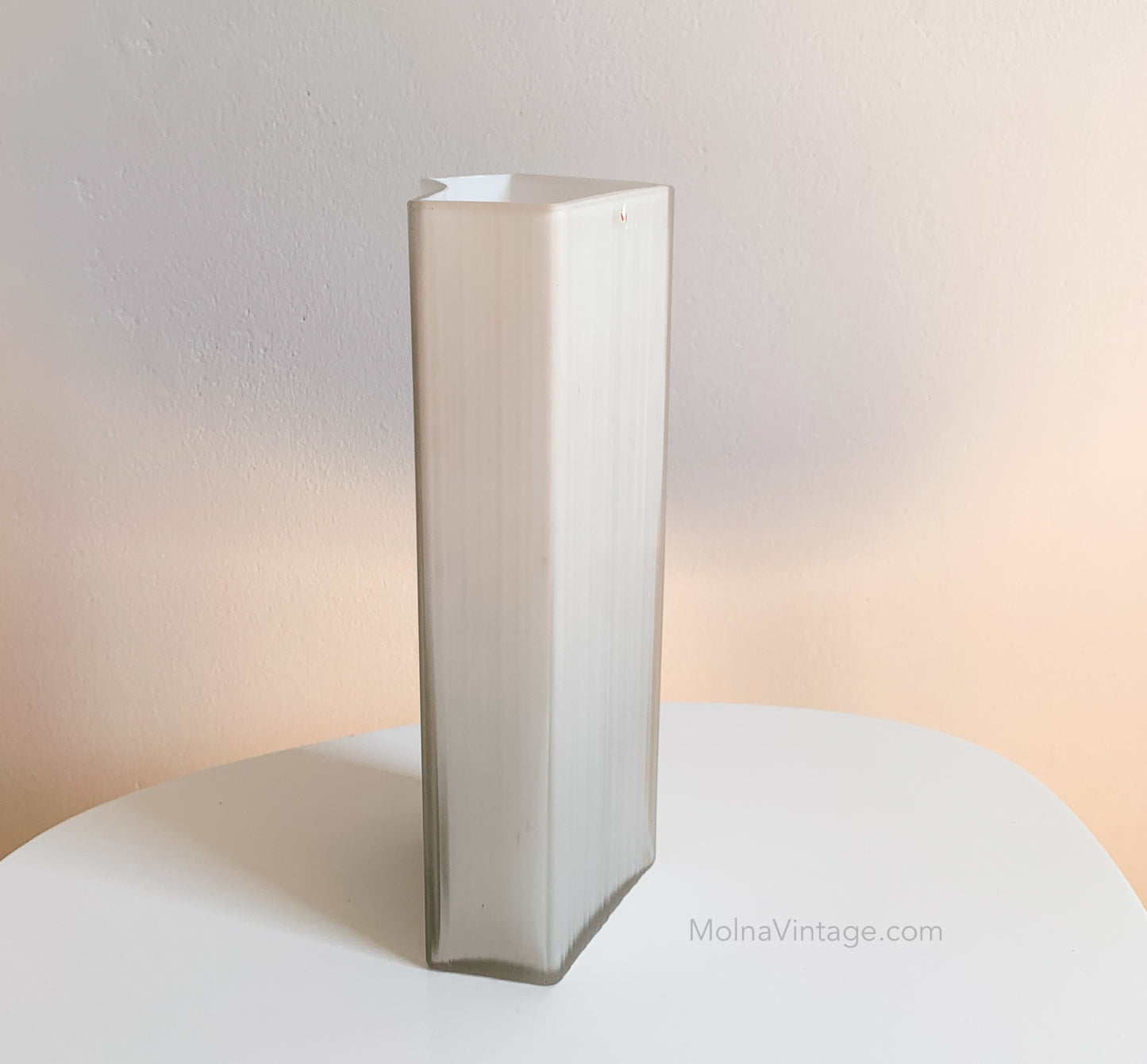 Tapio Wirkkala für Iittala | Vase aus mattem Glas, Modell 2871