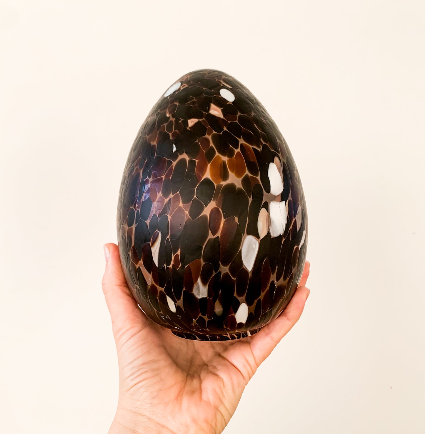Monica Backström Boda Art Glass Egg | Large, 19 cm