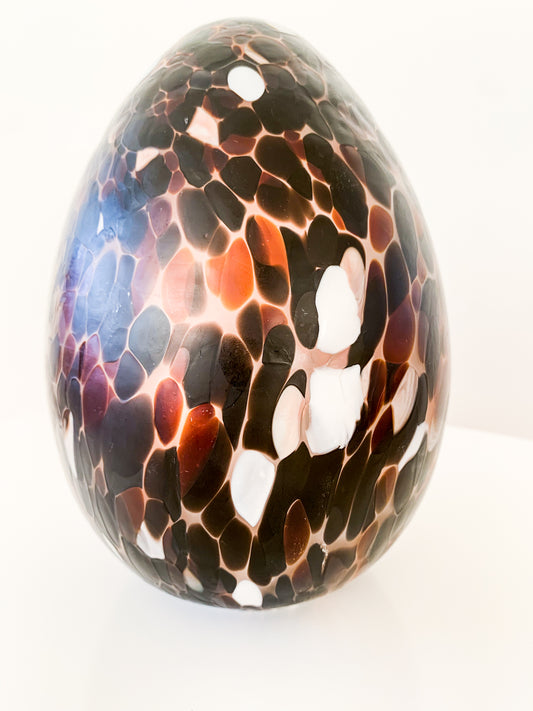 Monica Backström Boda Art Glass Egg | Large, 19 cm