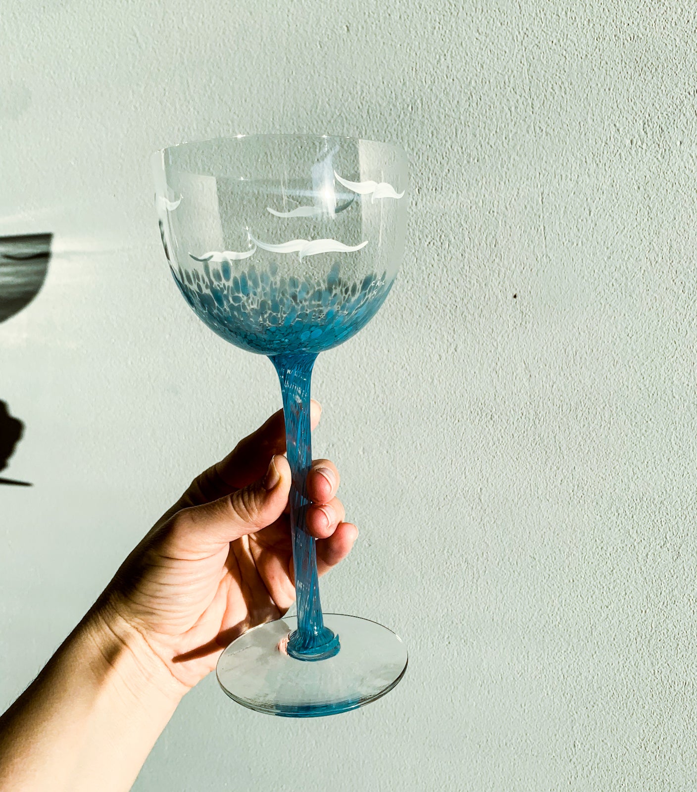 3 of Skagerak Crystal Wine Glasses | Lindshammar Sweden