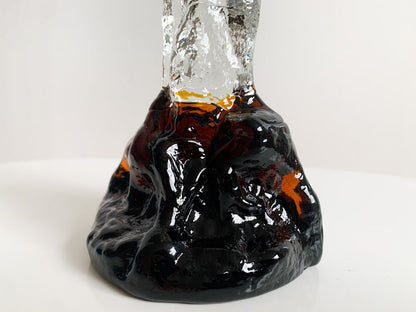 Amber glass vintage decor Midmod style