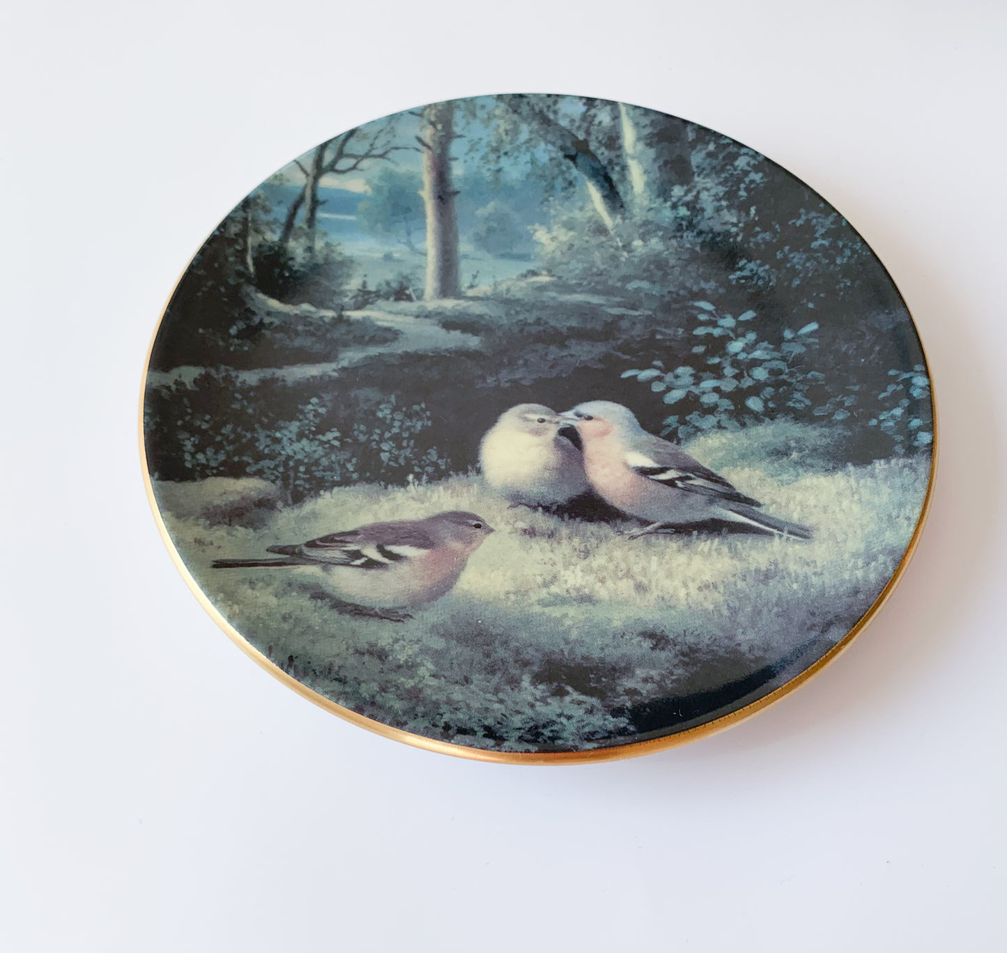 Arabia Finches landscape plate | von Wright