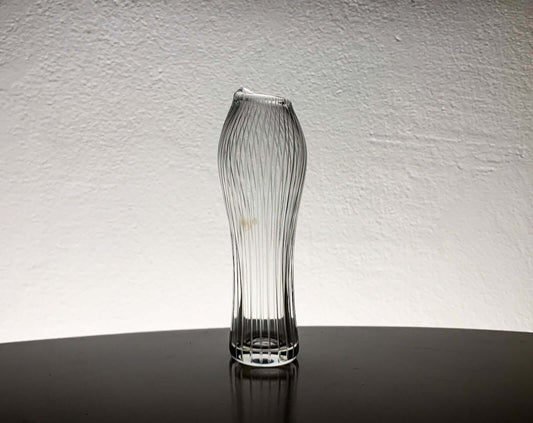 Iittala Tapio Wirkkala, Varsanjalka Art glass vase signed, 1950s