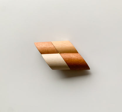 Aarikka Finland | Wooden 4 Element Brooch