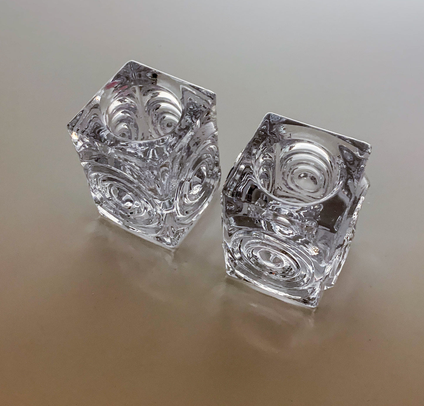 2 Rengas candle holders | Riihimäen lasi Tamara Aladin