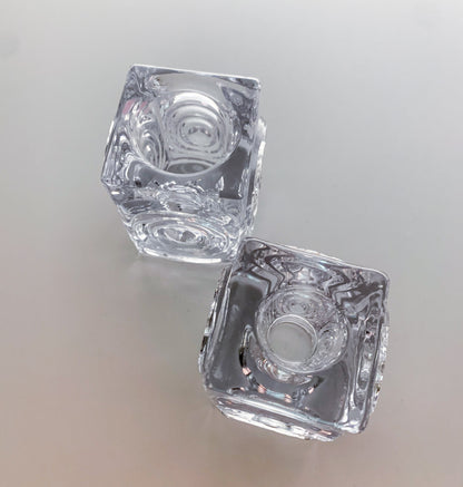 2 Rengas candle holders | Riihimäen lasi Tamara Aladin