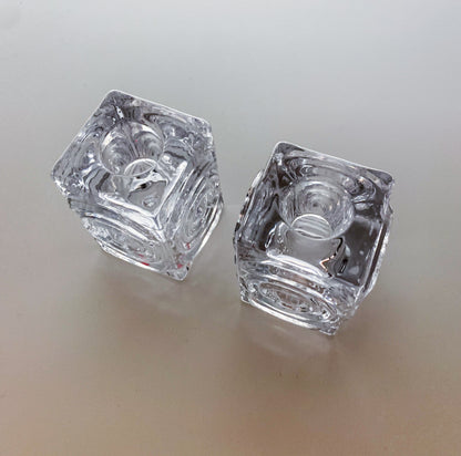 2 Rengas candle holders | Riihimäen lasi Tamara Aladin