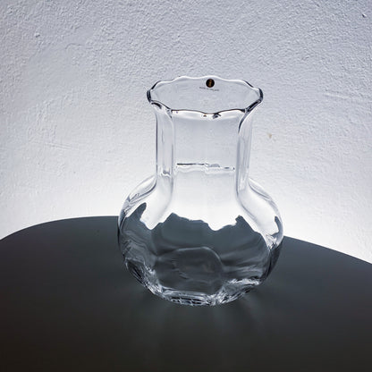 Iittala clear glass vase, Finland