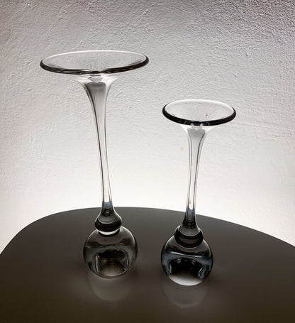 Pair of trumpet vases Kosta Boda