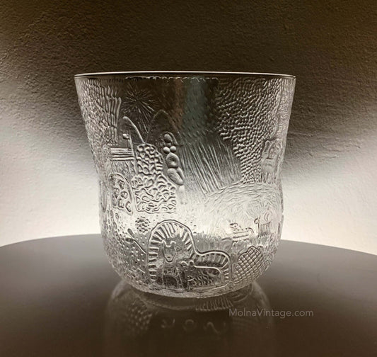 Oiva Toikka Nuutajarvi, Fauna Schnapsglas