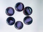 Set of 6 serving trays, enameled copper, Finland 1970s