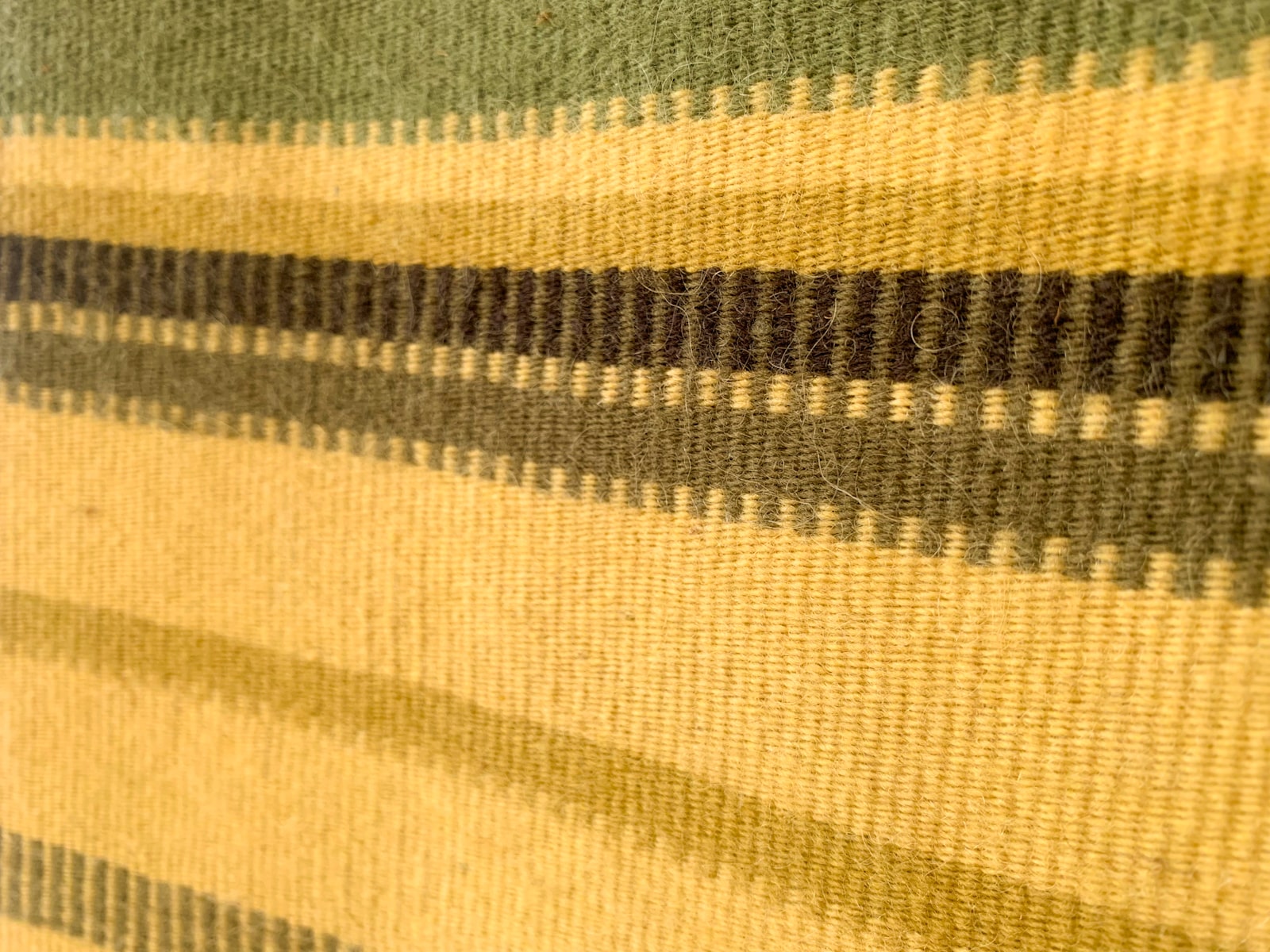 Vintage tapestry natural wool 1970s