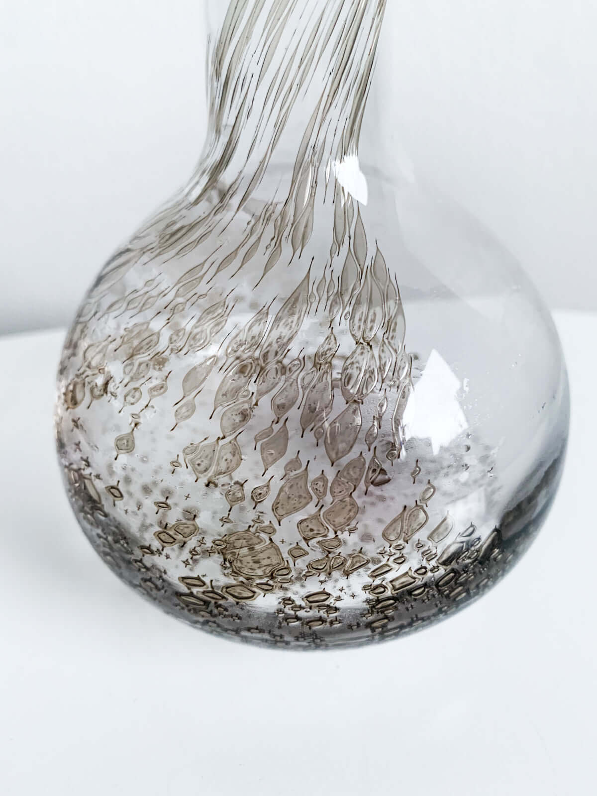 Bjorn Weckstrom, Kanerva vase bottle, Nuutajarvi