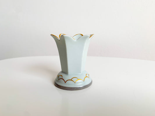 Vintage Arabia Korall cnadle holder 1920s | Molna Vintage