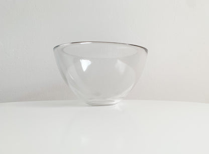Sven Palmqvist Orrefors, Fuga bowl 1950s 16 cm