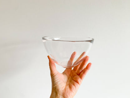 Sven Palmqvist Orrefors, Fuga bowl 1950s 16 cm