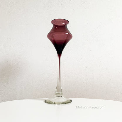 Glass Candlestick by Sirkku Lehtonen-Kumela