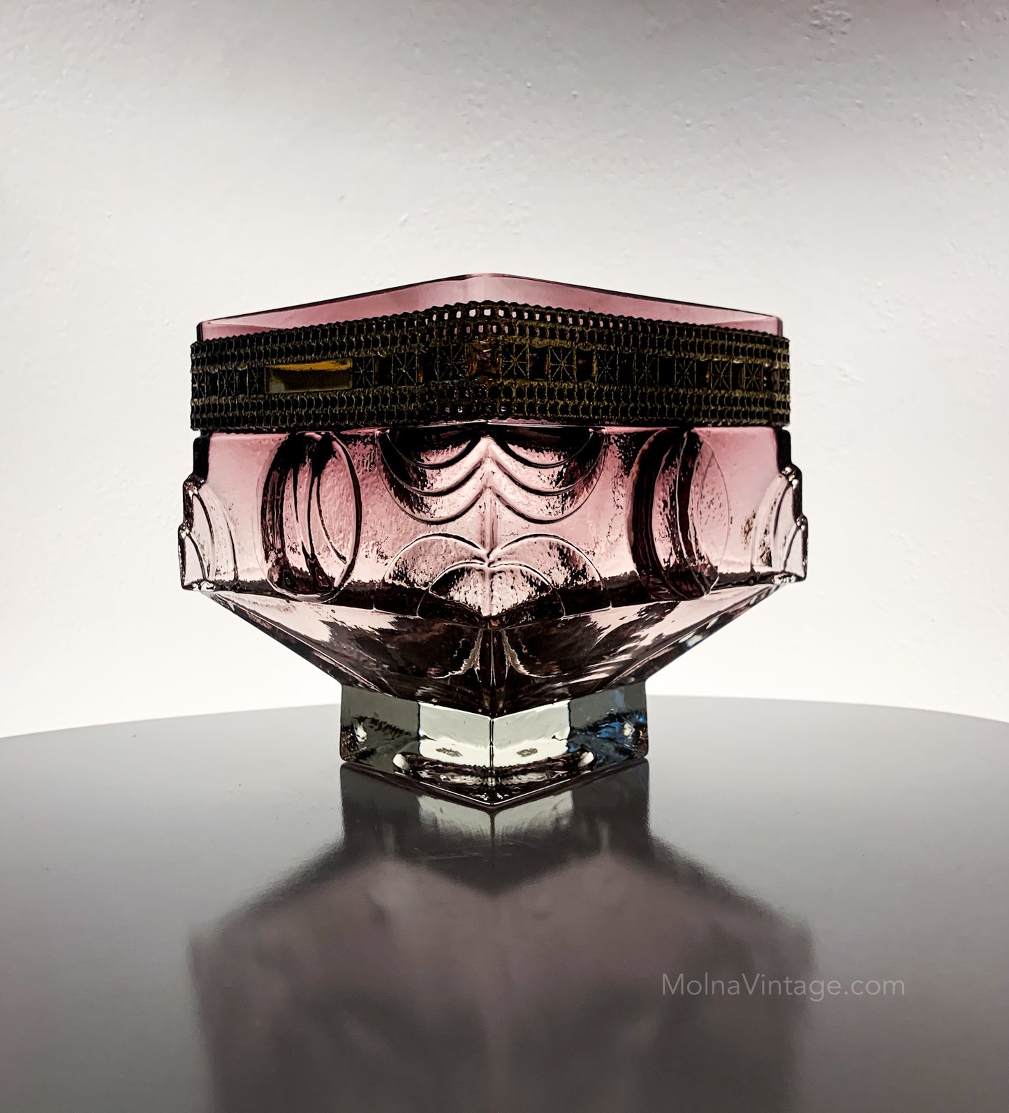 Brutalist glass bowl Lunar Eclipse | Pentti Sarpaneva