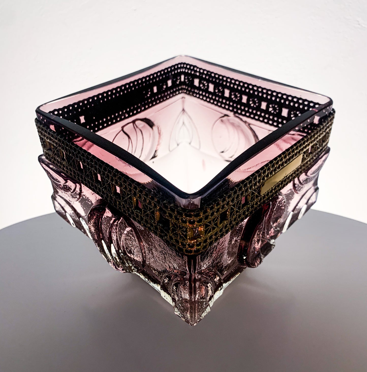 Brutalist glass bowl Lunar Eclipse | Pentti Sarpaneva