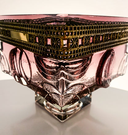 Brutalist glass bowl Lunar Eclipse | Pentti Sarpaneva