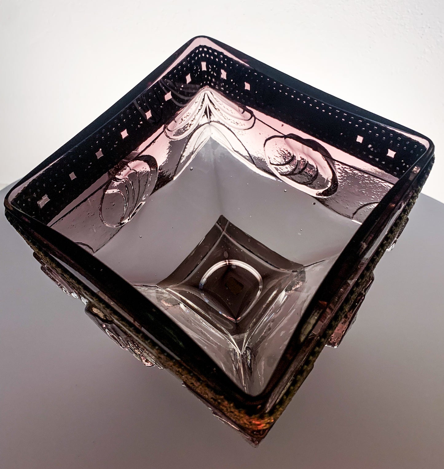 Brutalist glass bowl Lunar Eclipse | Pentti Sarpaneva