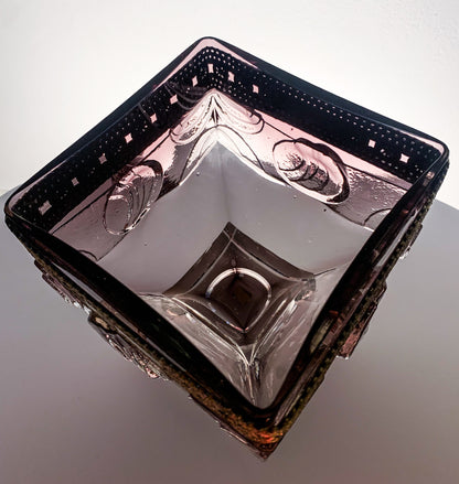 Brutalist glass bowl Lunar Eclipse | Pentti Sarpaneva
