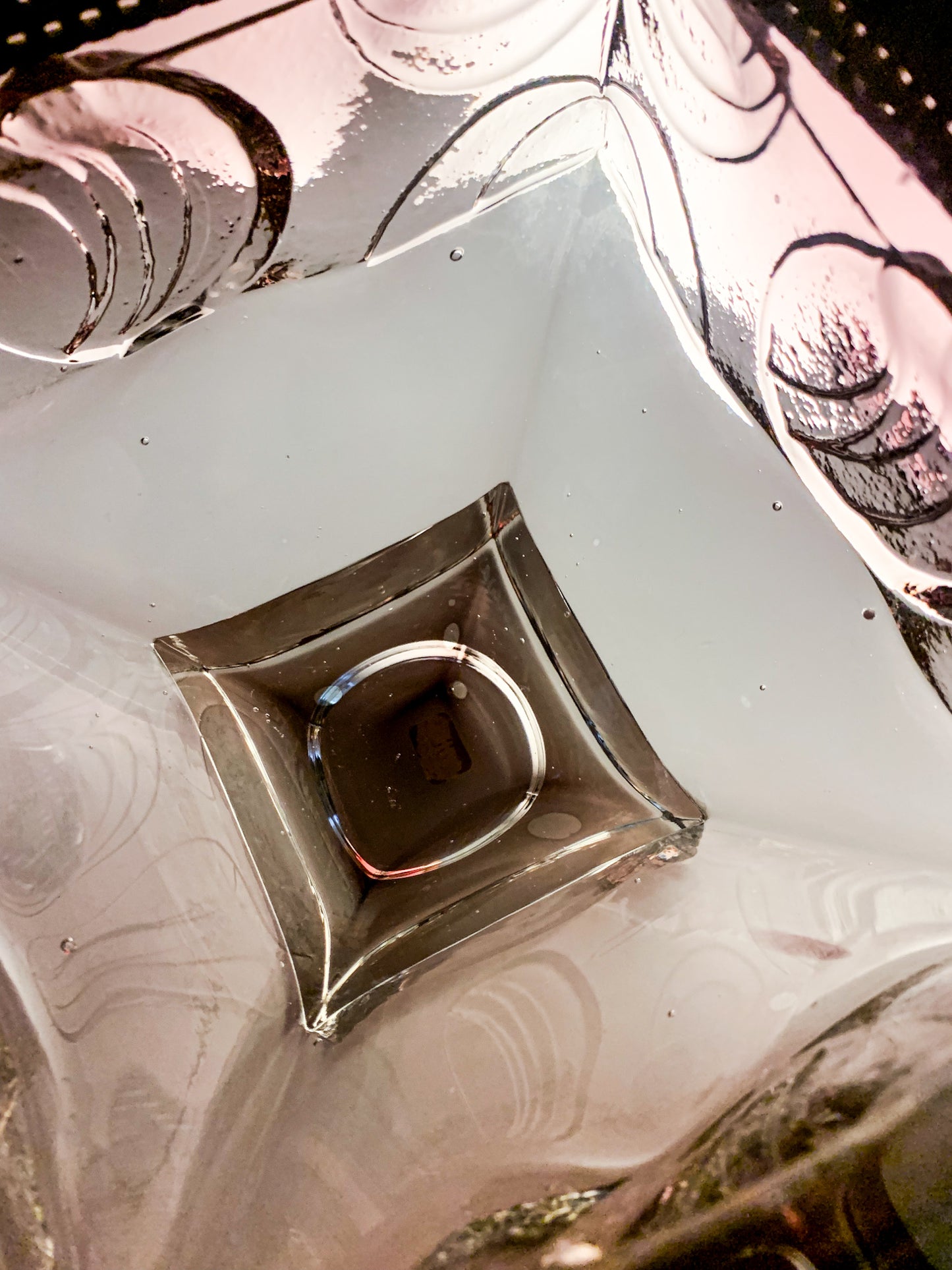 Brutalist glass bowl Lunar Eclipse | Pentti Sarpaneva