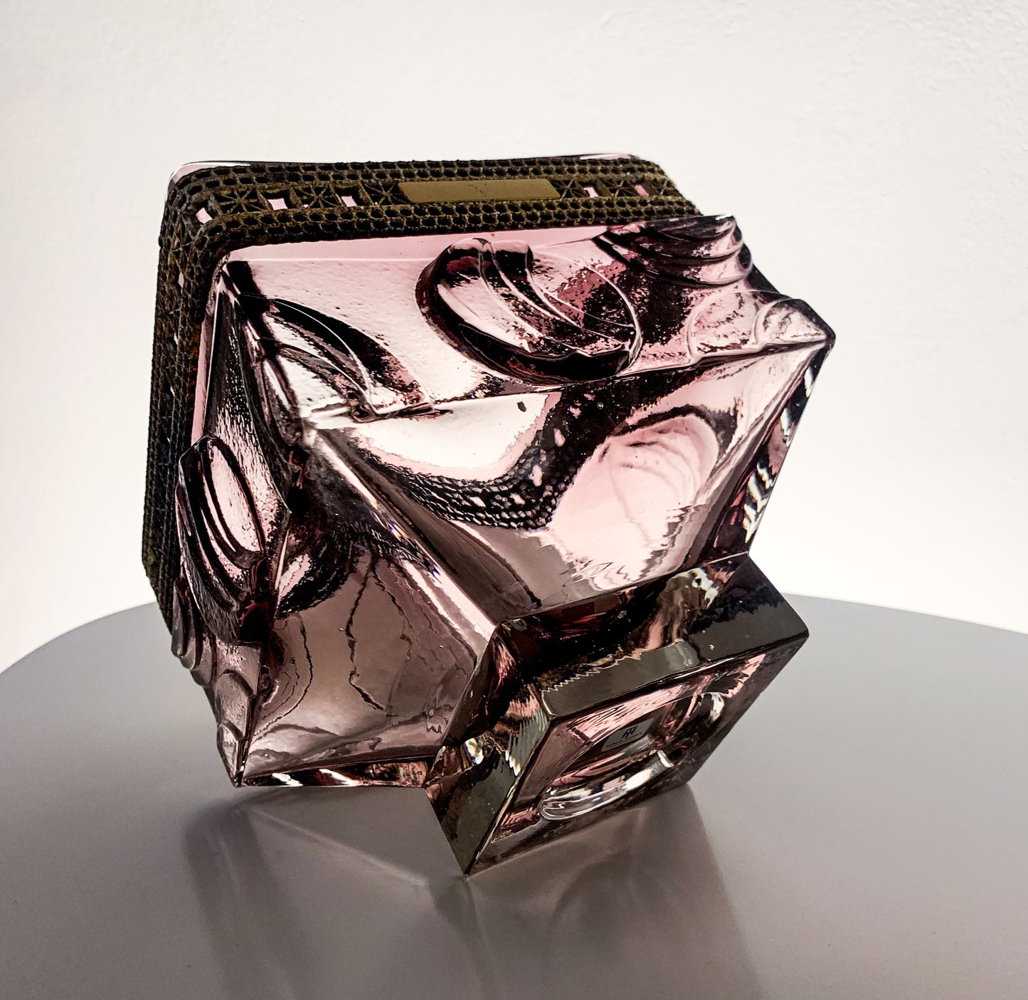 Brutalist glass bowl Lunar Eclipse | Pentti Sarpaneva
