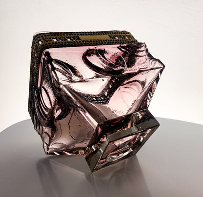 Brutalist glass bowl Lunar Eclipse | Pentti Sarpaneva