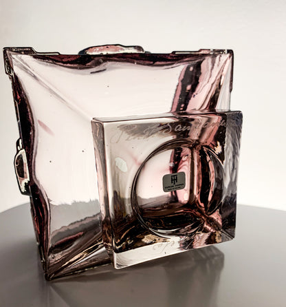 Brutalist glass bowl Lunar Eclipse | Pentti Sarpaneva