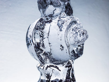 Brutalist figurine by Christer Sjogren, Lindshammar Sweden 1960s