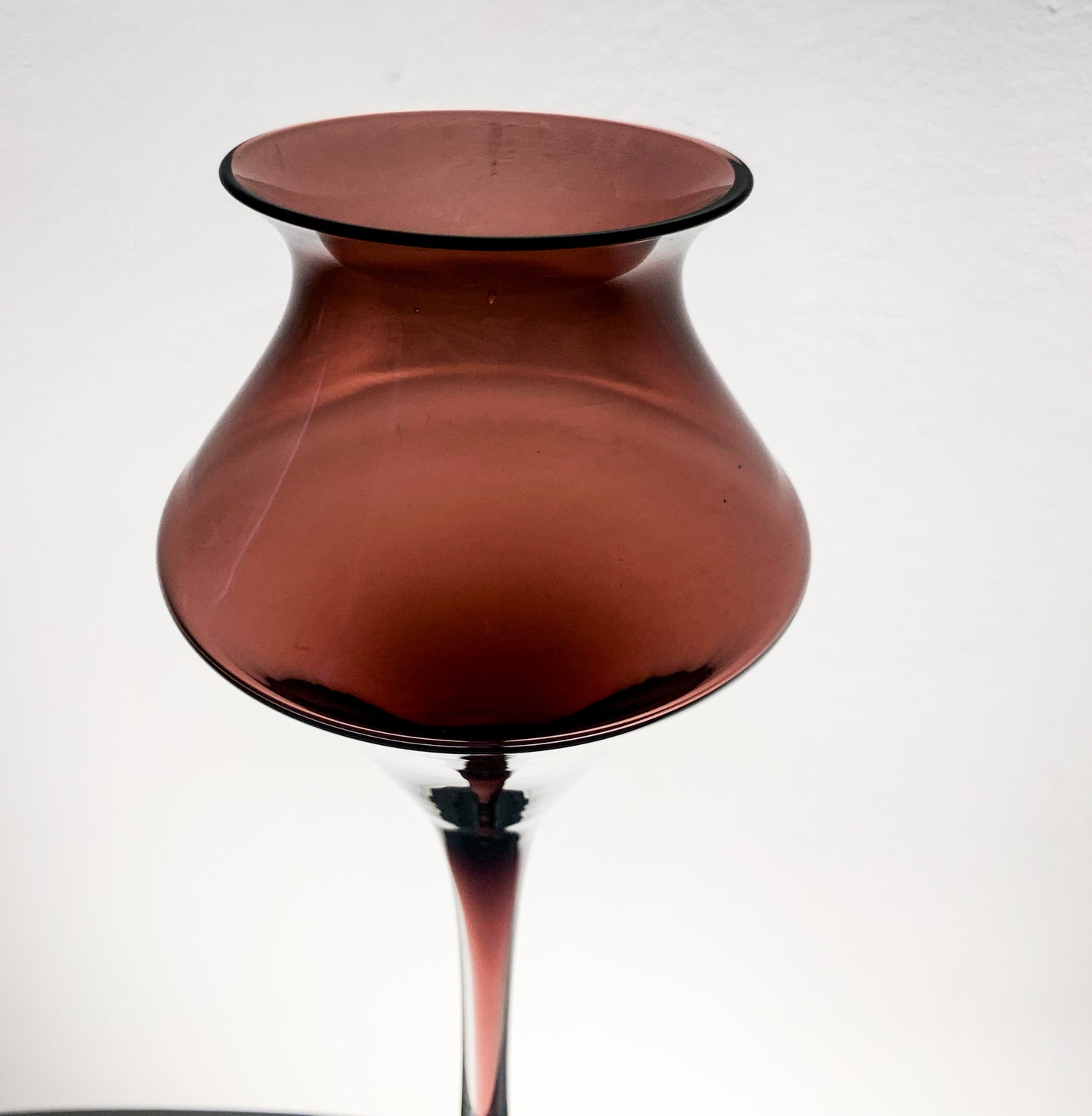 Glass Candlestick by Sirkku Lehtonen-Kumela