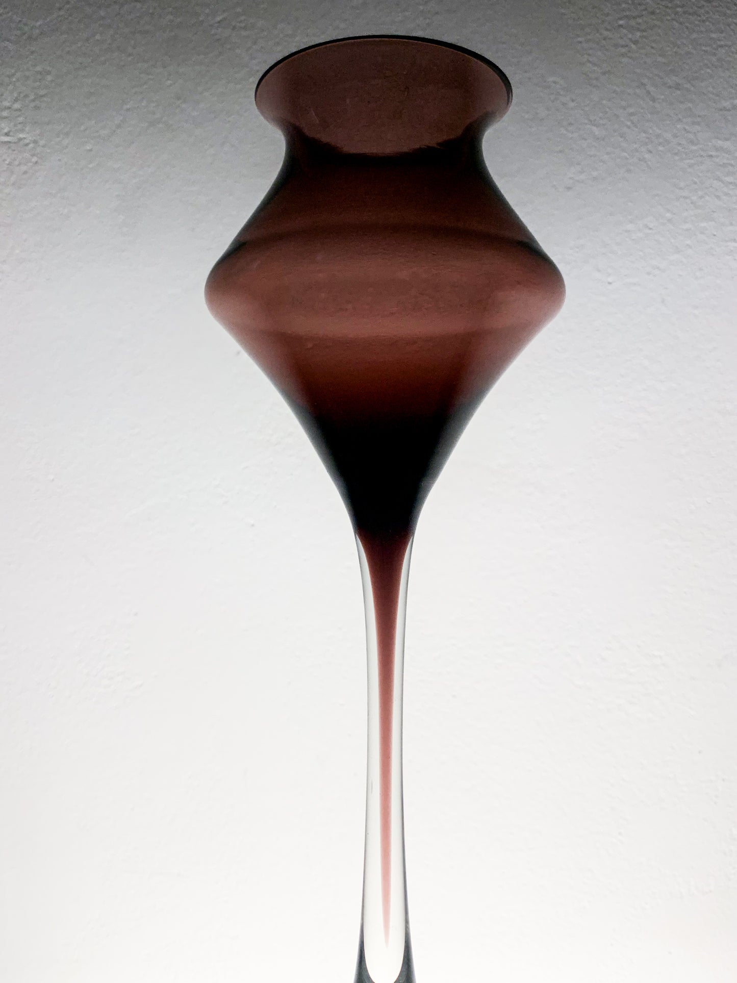 Glass Candlestick by Sirkku Lehtonen-Kumela
