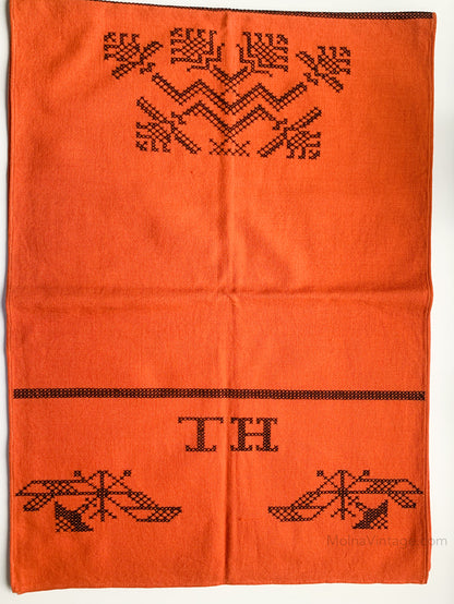 Finnish orange textile, 1936