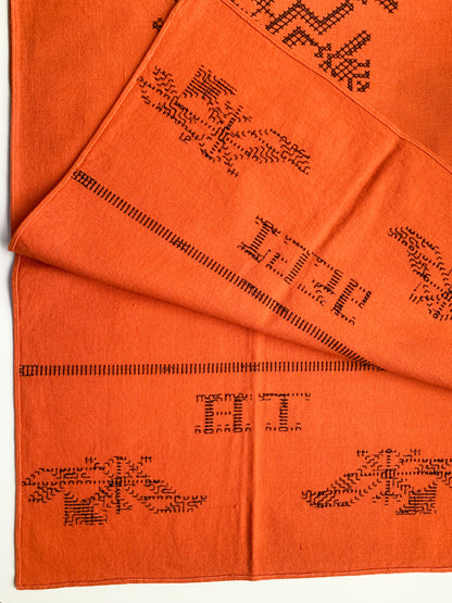 Finnish orange textile, 1936