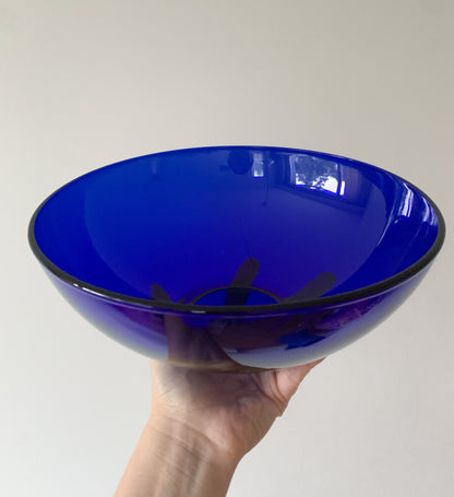 Glass bowl by Gunnar Ander | Lindshammar Sweden