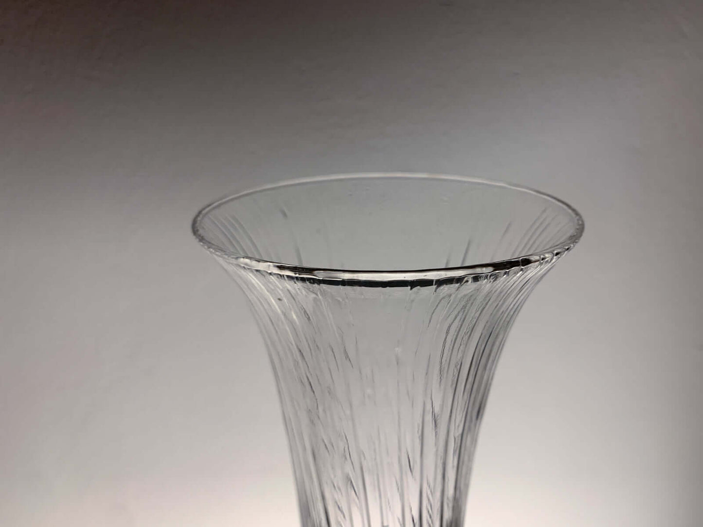 Tapio Wirkkala vintage glass vase, Iittala Finland