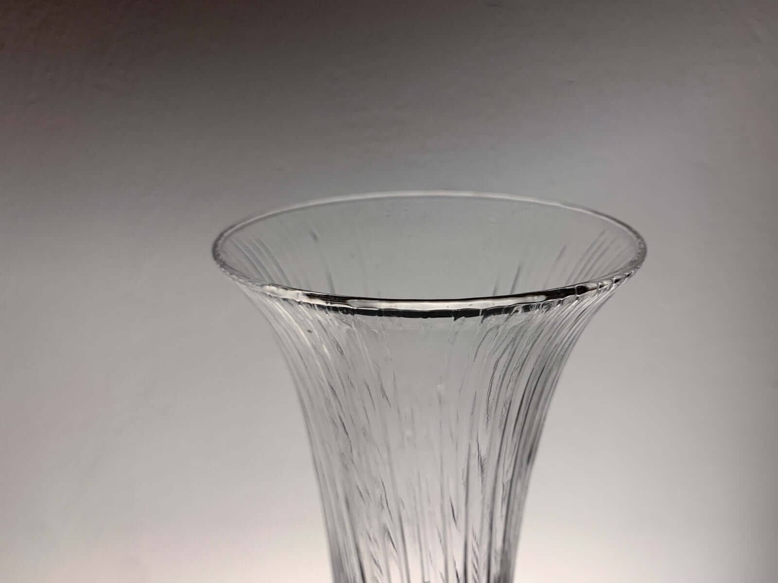 Tapio Wirkkala vintage glass vase, Iittala Finland