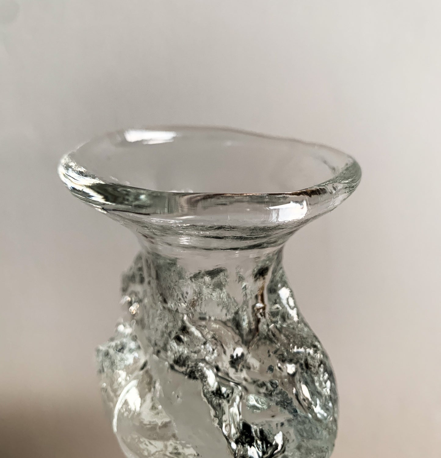 Art Glass Candle Holder & Figurine (20 cm), Humppila Finland