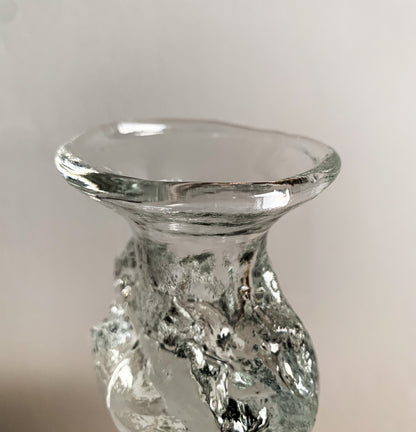 Art Glass Candle Holder & Figurine (20 cm), Humppila Finland